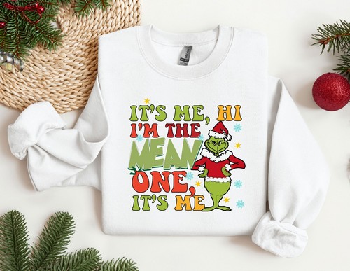 Christmas sweatshirt grinch - christmas, sweatshirt,